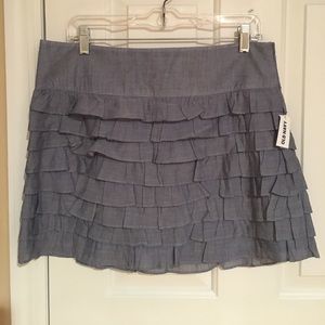 Old Navy Blue Ruffled Skirt size 8
