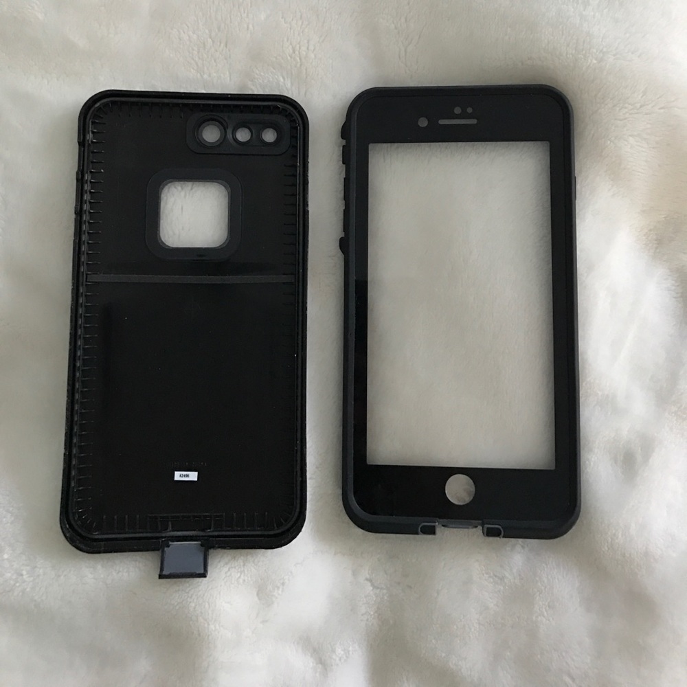 Black Lifeproof Case for IPhone 7 plus
