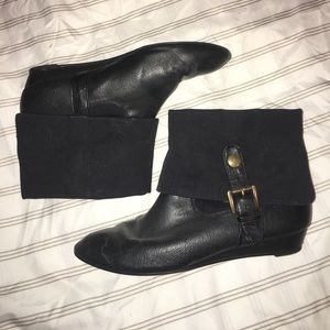 Cute adjustable Black booties