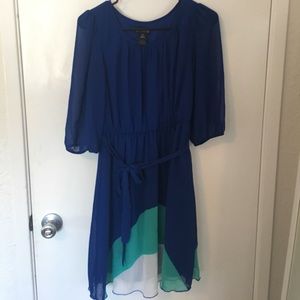 Work dress ties at waist