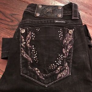 Black Miss Me Skinny Jeans
