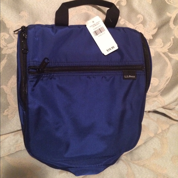 LL Bean Handbags - L.L. Bean toiletry bag. Royal blue.  Size medium