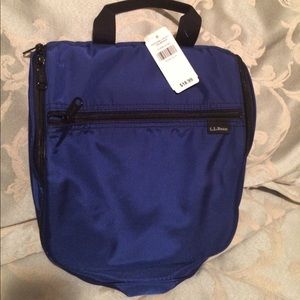 L.L. Bean toiletry bag. Royal blue.  Size medium