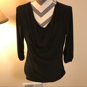 Black Top 3/4 Sleeves