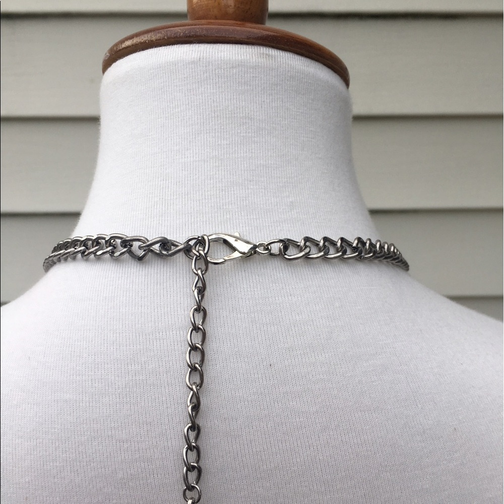 Three Layer Statement Necklace - Picture 5 of 5