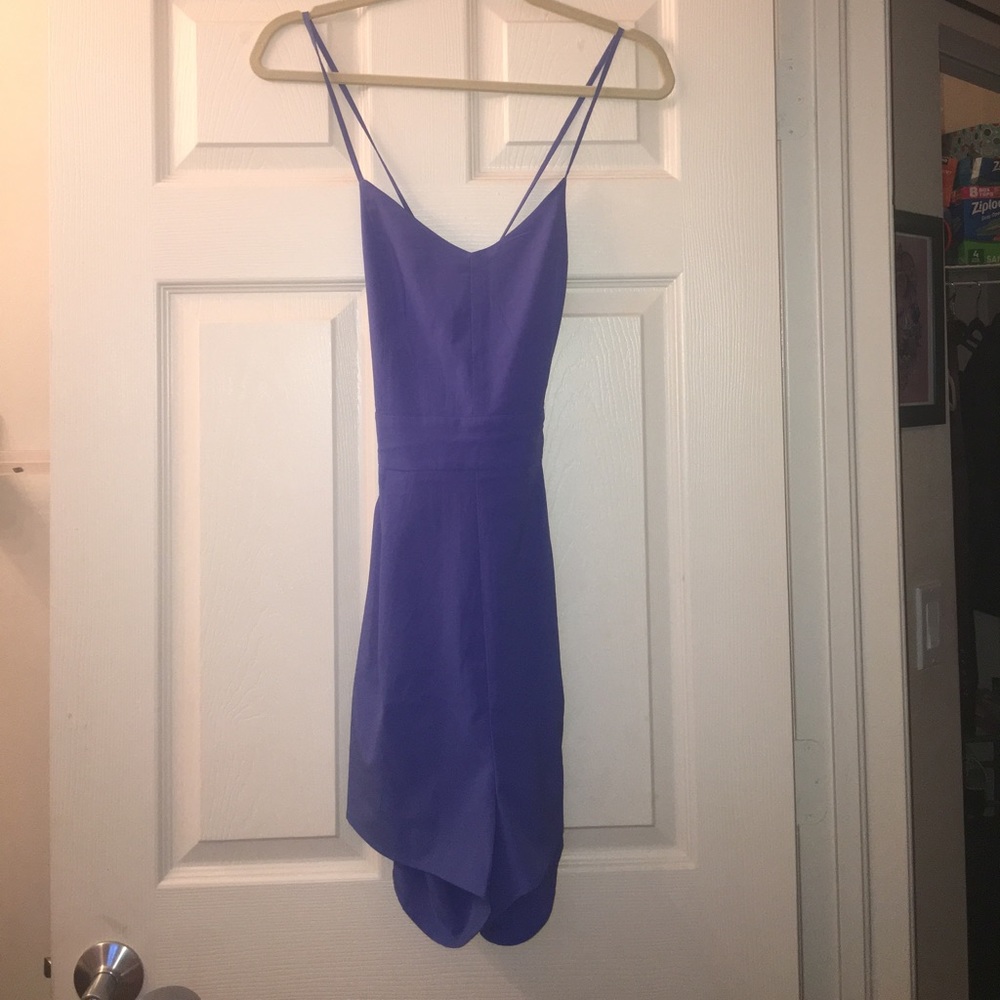 Dark periwinkle blue romper