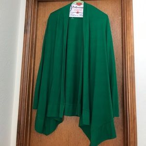 INC Green Cardigan