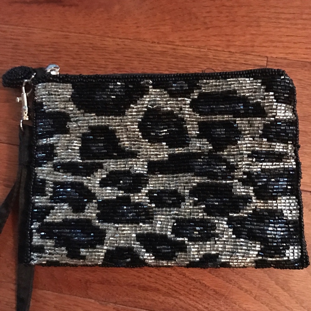leopard wristlet