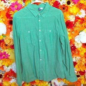 Men's 100% cotton button down