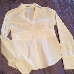 Express Design Studio button-down blouse white XS
