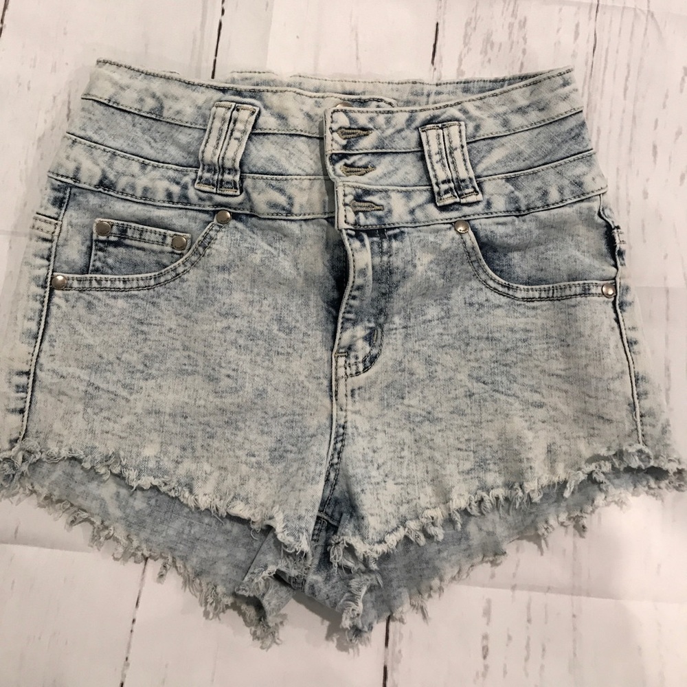 Denim Cut-Off Shorts