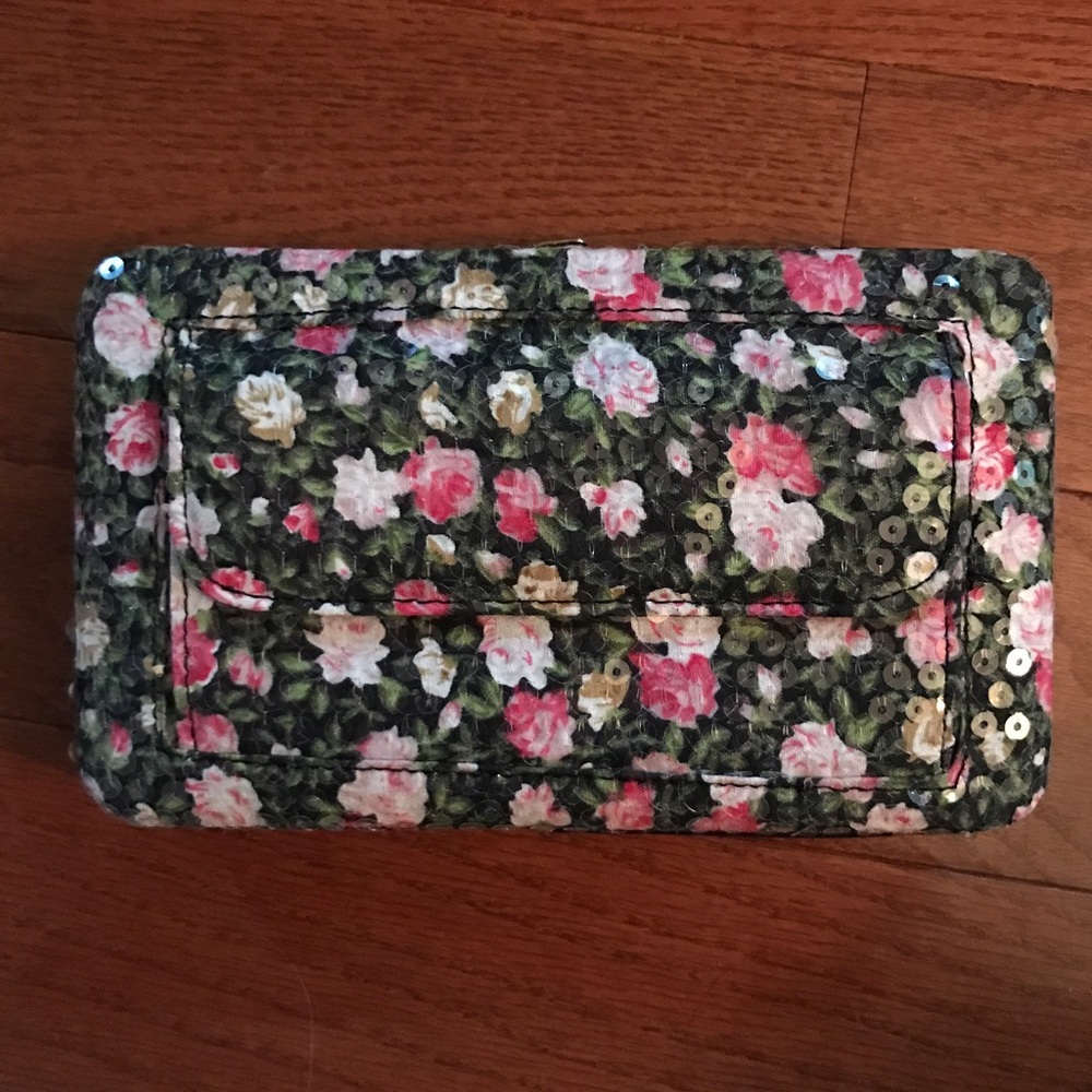 floral wallet