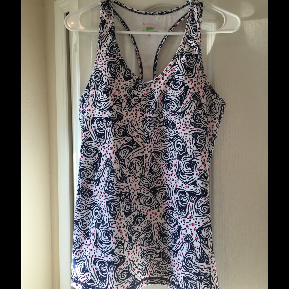 Like new! Lilly Pulitzer Luxletic racerback tank
