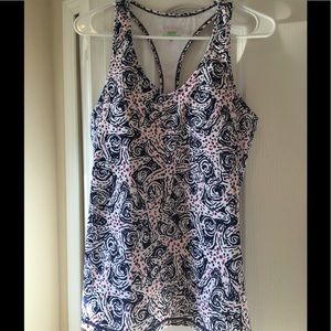 Like new! Lilly Pulitzer Luxletic racerback tank