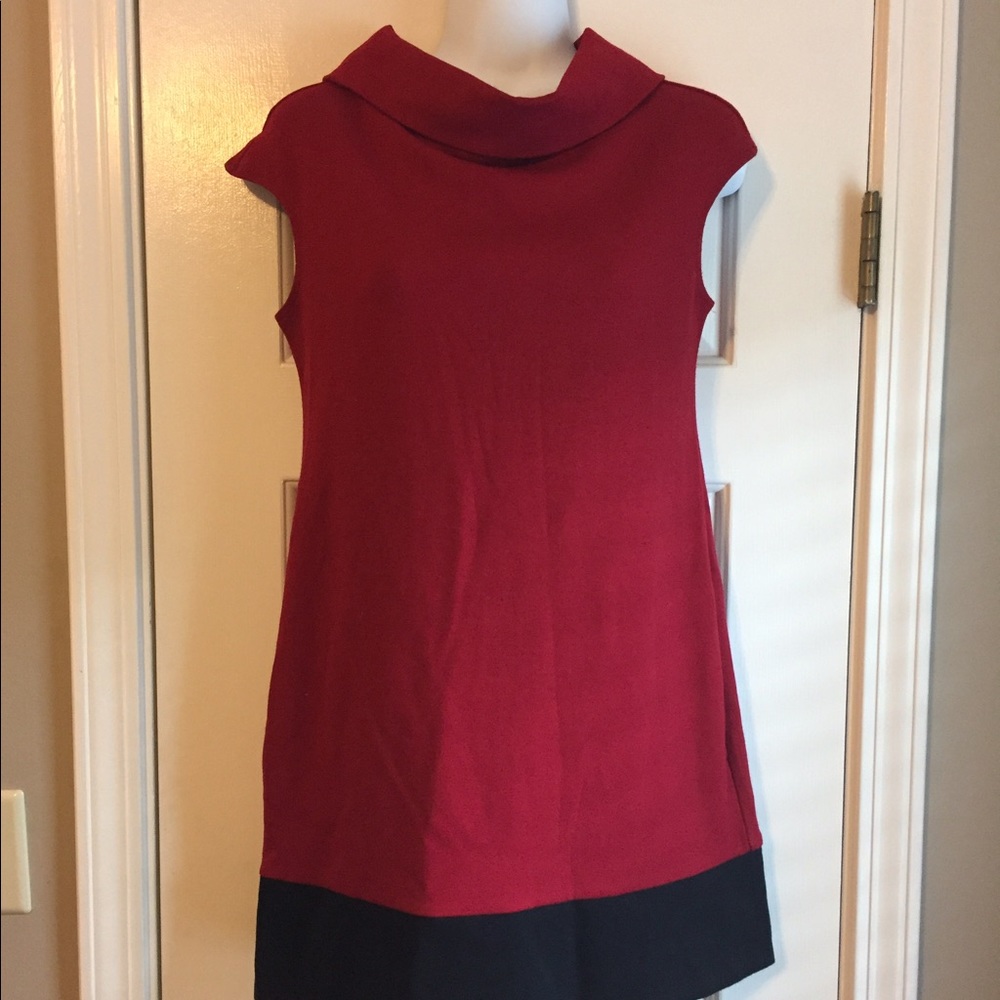 Color block mini dress