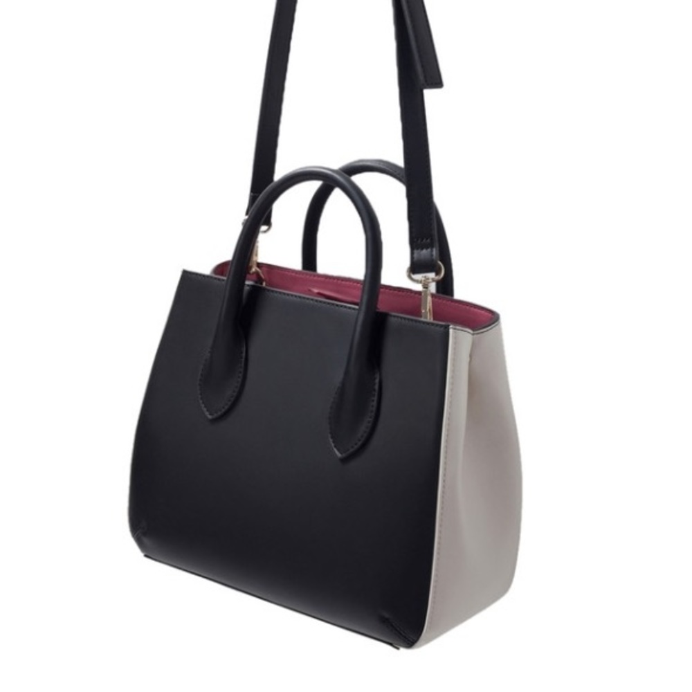 Zara mini city black/white cross body bag