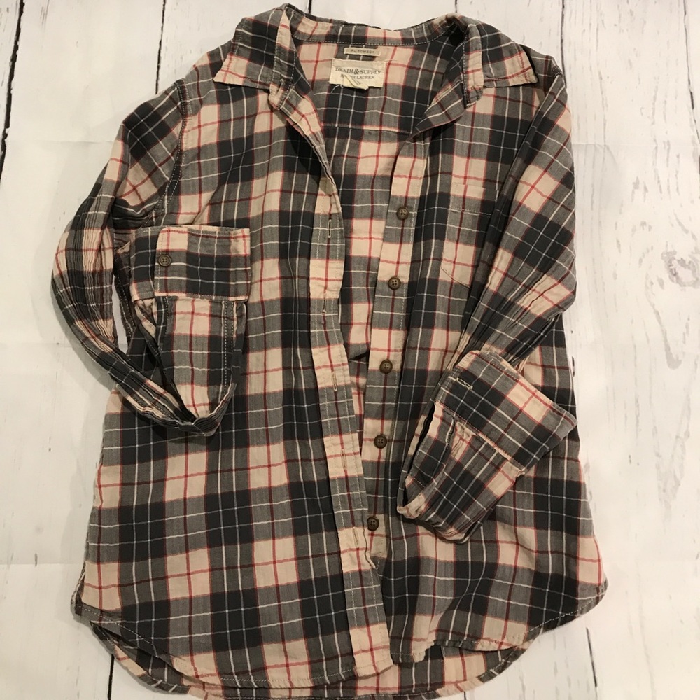 Plaid Button down shirt