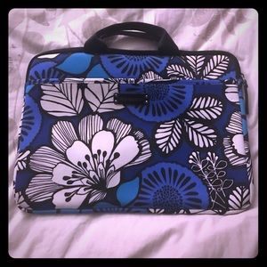 NWOT Vera Bradley Blue Bayou Neoprene Laptop Case