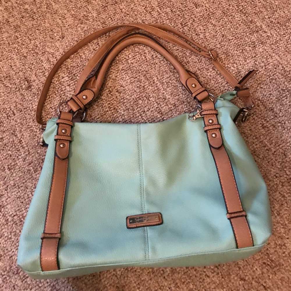 Jessica Simpson light blue handbag