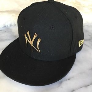 NY Black Baseball Hat
