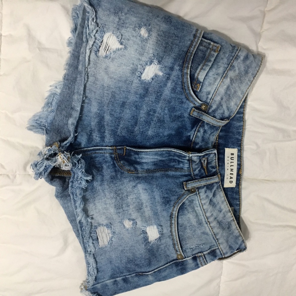size 1 pacsun high waisted jean shorts