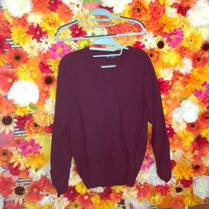 Purple men's sweater