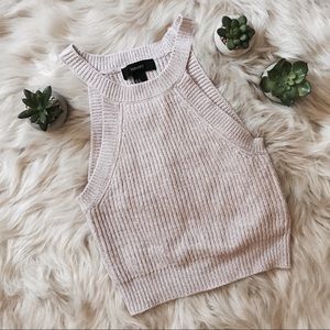 🎉Host Pick🎉💕 knitted light pink crop top 🌸