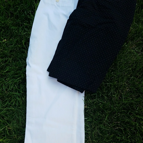 Express pot a dot shorts; Limited white capris - Picture 3 of 3