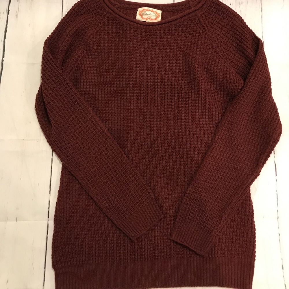 Burgundy Sweater