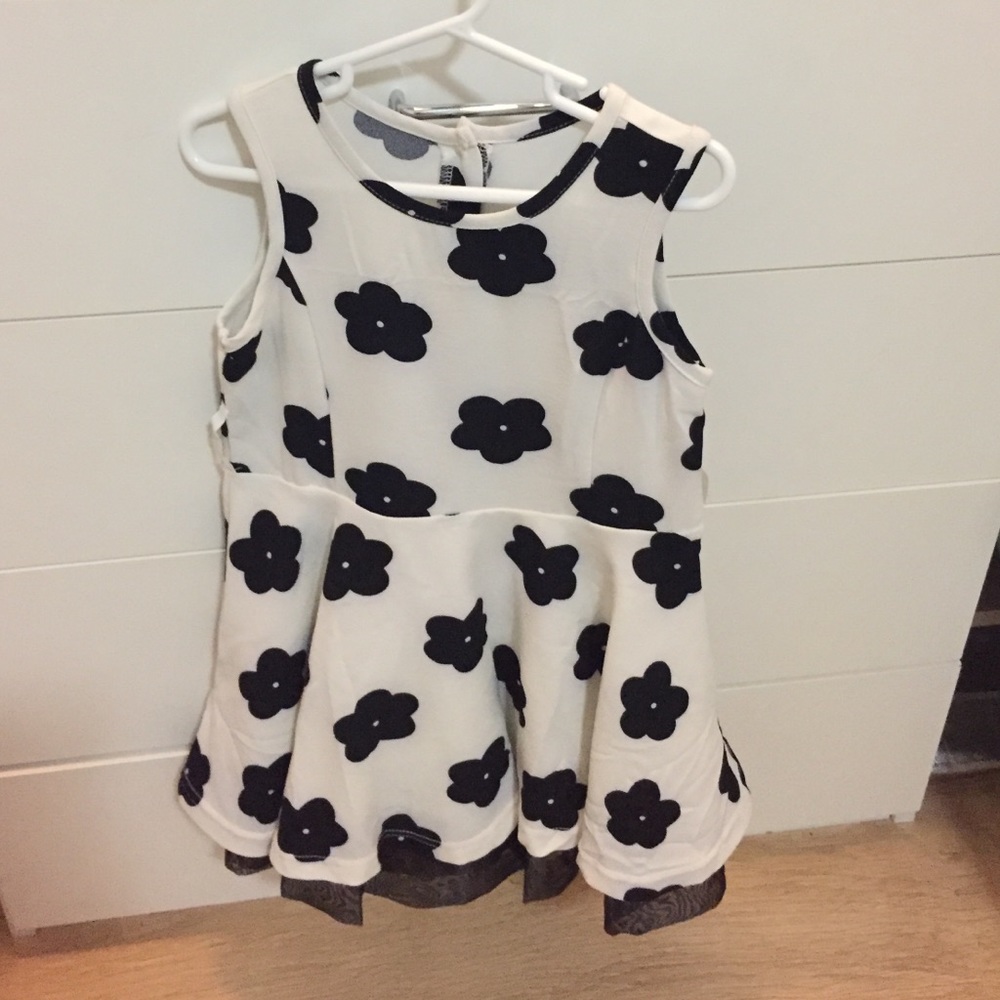 Flower print dress