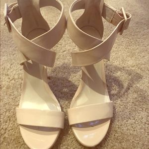 Aldo cross strap heels