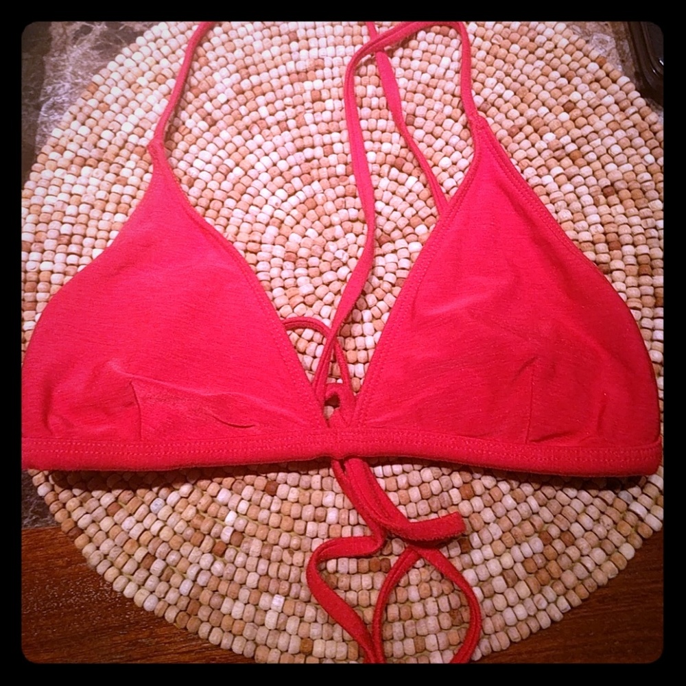 Rampage swim top size small cross cross back