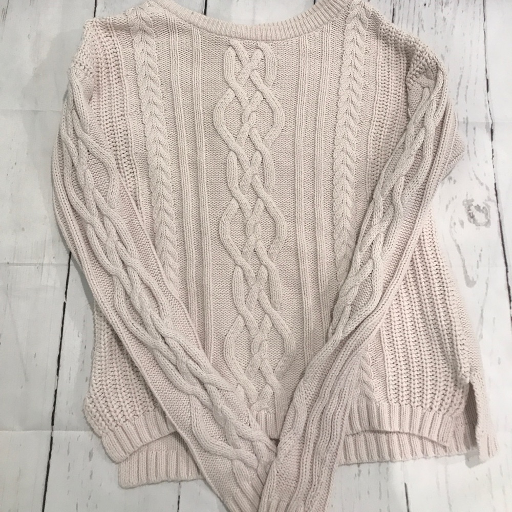 Cream Knit Sweater