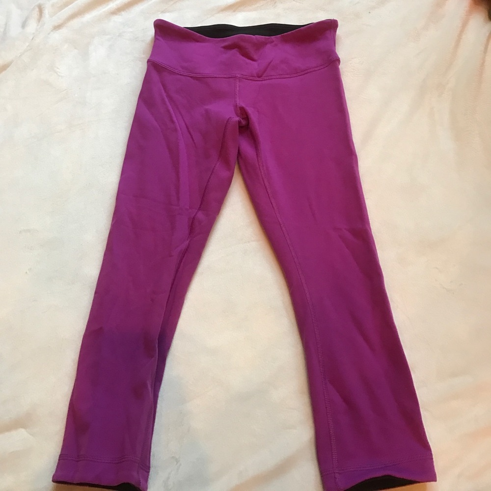 Lululemon wunder under crop reversible