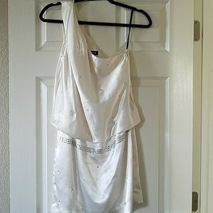 Allen B - rhinestone studded dress