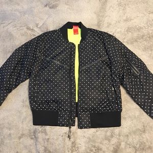 Nike polka dots bomber jacket