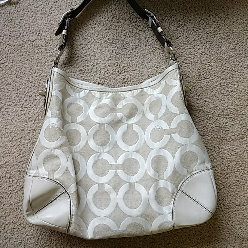 White Coach Bag