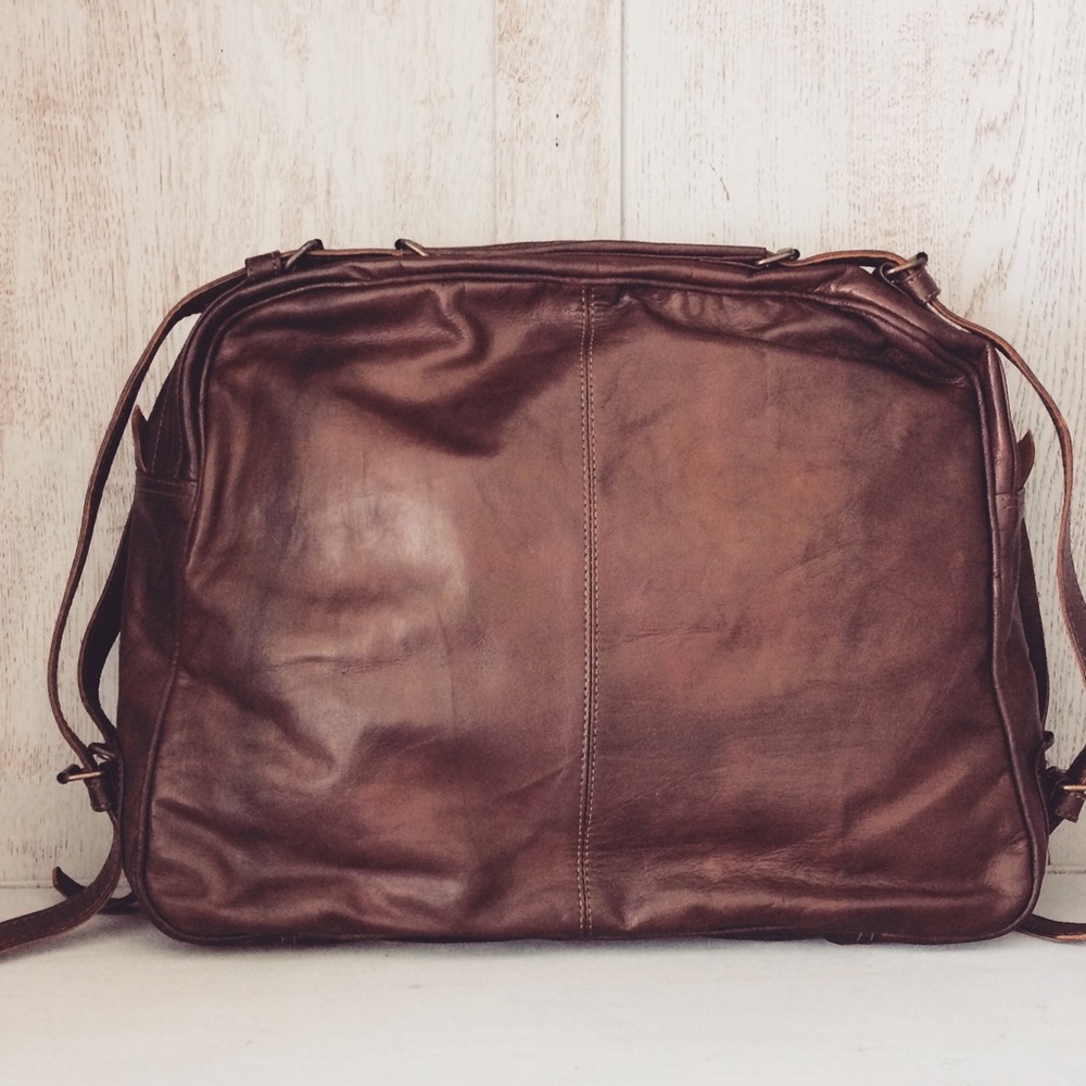 CLOSEOUT SALE Kate ~ Large Boho Leather Suitcase