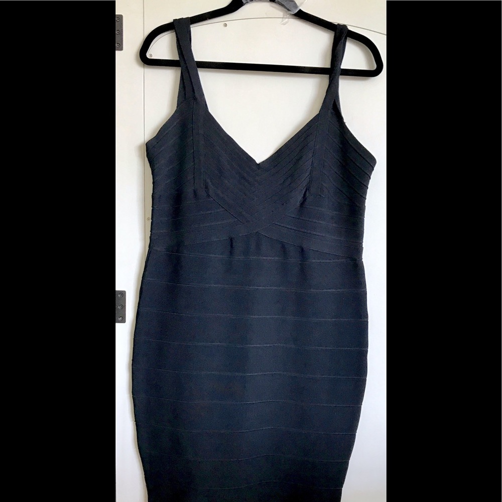 Ali's was & Olivia black bodycon dress