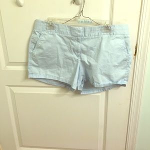 Light blue j.crew shorts