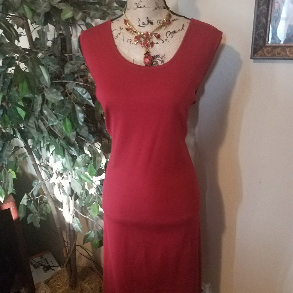 Ming Wang Red Dress