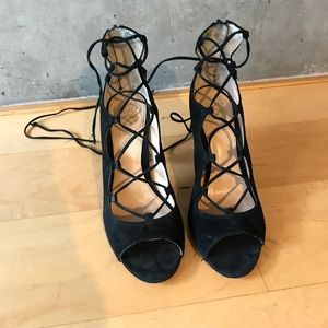 Vince Camuto Lace Up Heels
