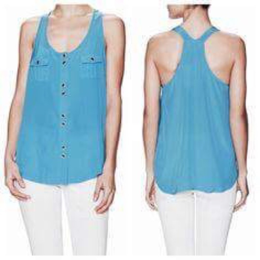 Silk tank top