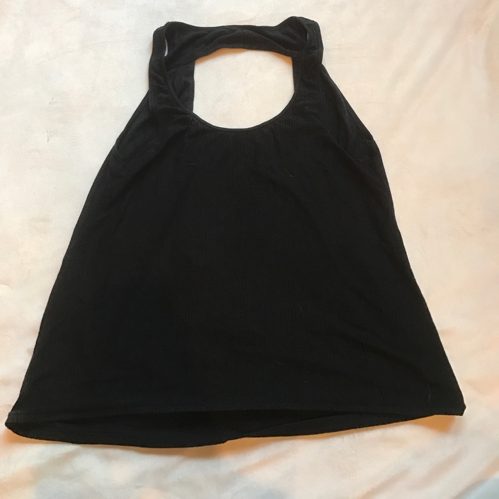 Lululemon open back crop top