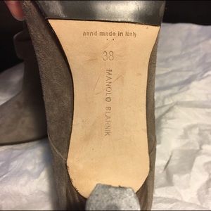 Manikin Blahnik suede bootie