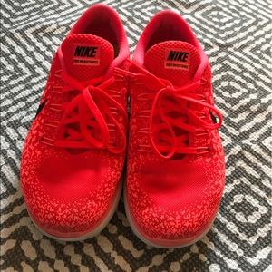 Orange Nike Free RN