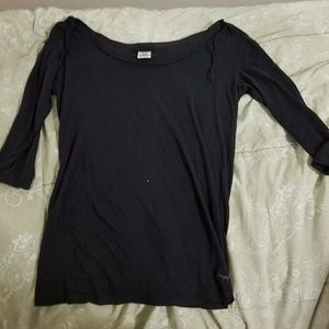 PINK scoop kneck off the shoulder top