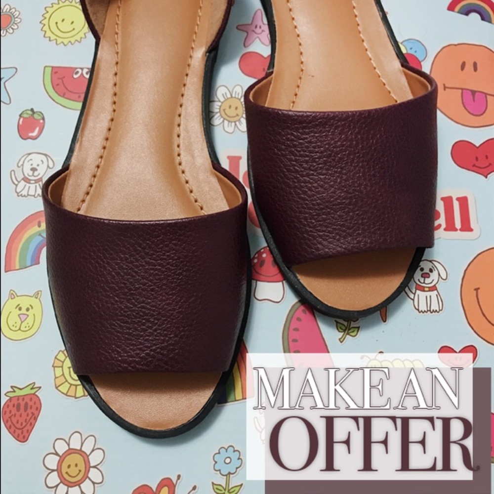 NEW Peep-toe flats