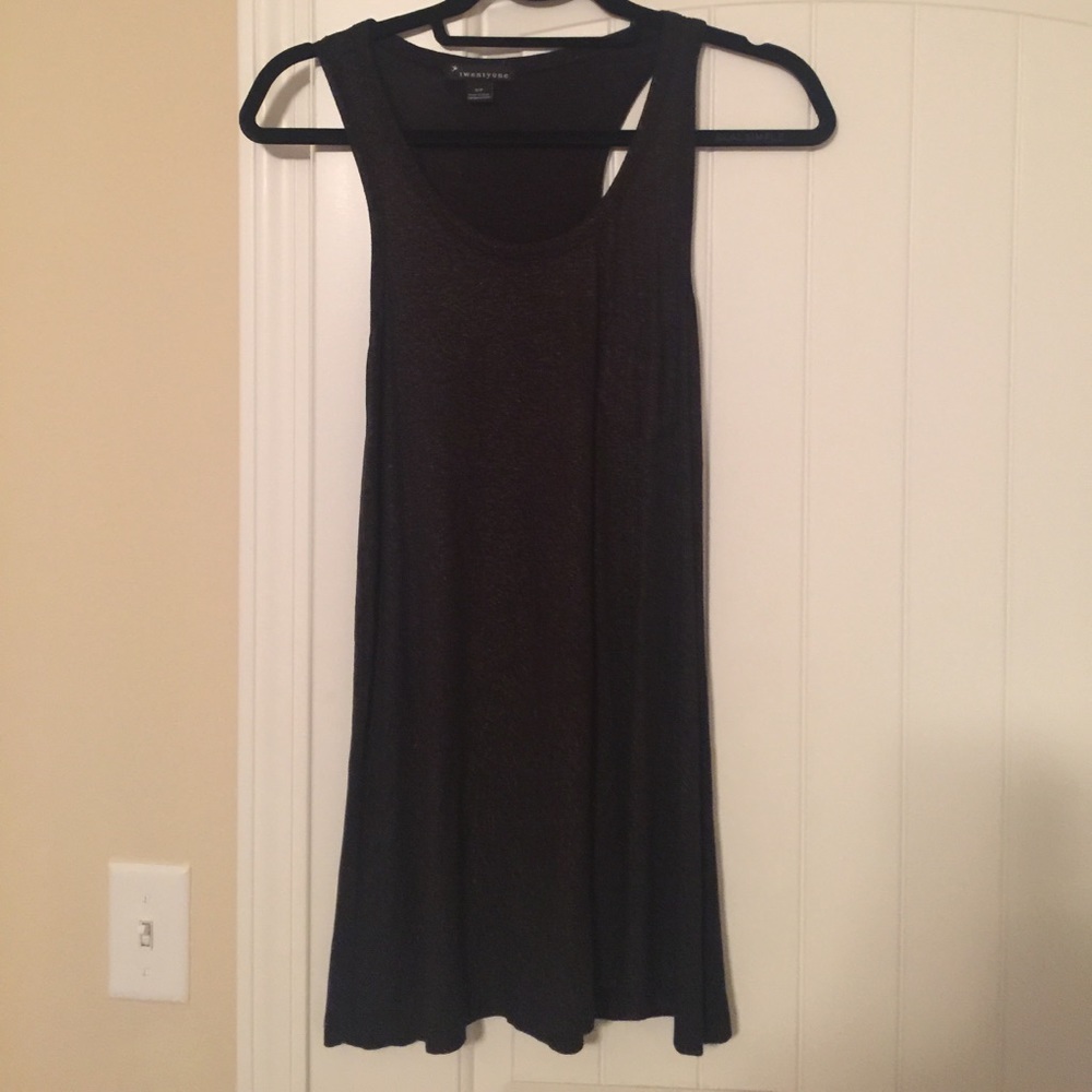 Black Tank Top with shimmer