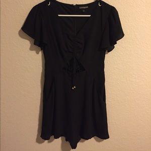 Black Express Romper